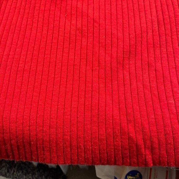 Ramy Brook XS Kimila Pullover Sweater Lattice Criss-Cross Arm Cashmere Blend Red - Picture 11 of 13